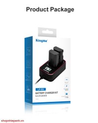 thumbnail Combo 2 pin 1 sạc Kingma LCD BM058 for Canon LP-E6 E6N E6NH canon EOS R6 R5 R 5DIV 5DIII 5DII 90D 80D 70D 60D - 5