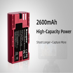 thumbnail Combo 2 pin 1 sạc Kingma LCD BM058Q for Canon LP-E6NH E6N E6 ver 4 (bản mới 2600mah) Canon 90D, 80D, 70D, 5D, Mark II III IV 5DS 6D 6D Mark II R5 R6 R6 II R7 - 7