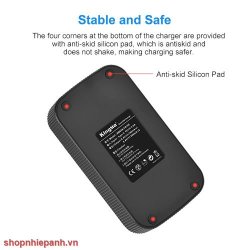 thumbnail Combo 2 pin 1 sạc Kingma LCD for Panasonic DMW-BLK22 ver 4 (2400mah) - 4