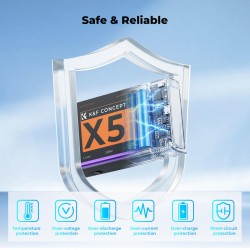thumbnail Combo 2 pin và 1 sạc dual K&F concept for Insta360 X5 2700mah PD20W (KF28.0128S1) - 4