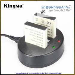 thumbnail Combo 2 pin và Sạc Đôi Kingma for Nikon EN-EL12 1150mah