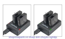 thumbnail Combo 2 Viên Pin Và Sạc Đôi Kingma For Gopro 5 6 và 7 - 0