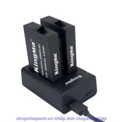 thumbnail Combo 2 Viên Pin Và Sạc Đôi Kingma For Gopro 5 6 và 7