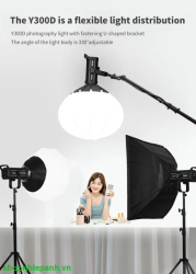thumbnail Combo 3 đèn Led ZSYB Y300S bản mới 2700-6500K bi color siêu sáng 900w kèm softbox cầu lantern 65cm