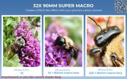 thumbnail Combo 3 filter macro 32X lens 40-90mm kèm filter CPL và Star - 7