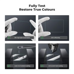 thumbnail Combo 3 miếng Dán màn hình cường lực+3 che hot shoe+khăn micro fiber for Ricoh GRIII GRIIIX GR3 GR3X hiệu K&F concept - 0