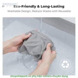 thumbnail Combo 5 Khăn lau K&F concept micro fiber mật độ vải dày 200gsm size 15x18cm - 4