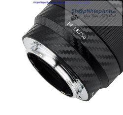 thumbnail Combo dán Carbon bảo vệ Lens Sony FE 50f1.8 - 1