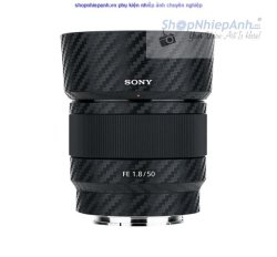 thumbnail Combo dán Carbon bảo vệ Lens Sony FE 50f1.8 - 0