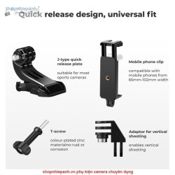 thumbnail Combo dây đeo đầu đeo ngực K&F concept for action camera và smartphone - 4