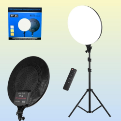 thumbnail Combo đèn Led ring tròn tràn viền PF-45 18 inch kèm chân