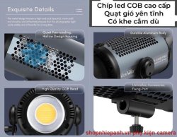 thumbnail Combo Đèn Led Tolifo Konway KW-500B Pro kèm chân inox và sofbox cầu - 1