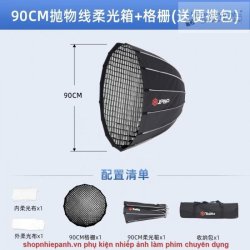 thumbnail Combo Đèn Led Tolifo X-600B Pro kèm chân inox và sofbox parabolic 90cm - 3