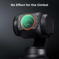 thumbnail Combo filter K&F concept CPL + ND4 + ND8 for DJI Osmo pocket 4/3 AGC Japanese 28 layers nano HD Glass (sku.2094) - 5