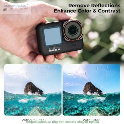 thumbnail Combo Filter K&F concept CPL+ND8+ND16+ND32+ND64+ND1000 for Gopro Hero 9 10 11 12 (SKU.2012) - 1