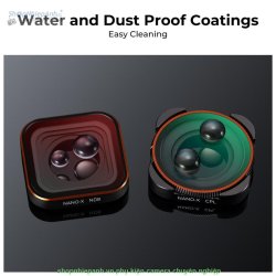 thumbnail Combo Filter K&F concept CPL+ND8+ND16+ND32+ND64+ND1000 for Gopro Hero 9 10 11 12 (SKU.2012) - 3