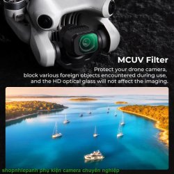 thumbnail Combo Filter K&F concept Kit for DJI Mini 4 Pro Pack (CPL+UV+ND2-32 (1-5 Stops)+ND32-512 (5-9 Stops) AGC Japanese 28 layers Glass (sku.2083) - 1