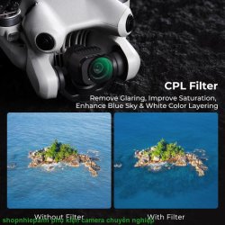 thumbnail Combo Filter K&F concept Kit for DJI Mini 4 Pro Pack (CPL+UV+ND2-32 (1-5 Stops)+ND32-512 (5-9 Stops) AGC Japanese 28 layers Glass (sku.2083) - 2