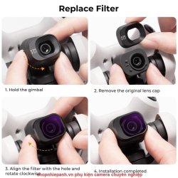 thumbnail Combo Filter K&F concept Kit ND8 ND16 ND32 ND64 for DJI MINI 4PRO - 5