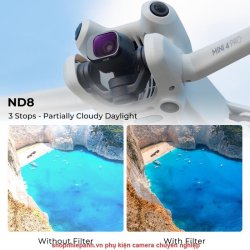 thumbnail Combo Filter K&F concept Kit ND8 ND16 ND32 ND64 for DJI MINI 4PRO - 1