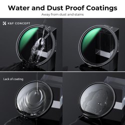 thumbnail Combo Filter K&F concept Nano-X nam châm variable ND8-ND128 (3-7 stops) 67mm cho smartphone - 9