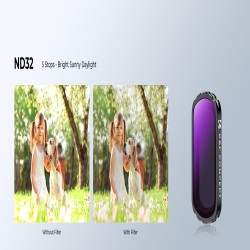 thumbnail Combo filter K&F concept  ND4+ND8+ND16+ND32 for DJI Osmo pocket 4/3 AGC Japanese 28 layers nano HD Glass (sku.2093) - 5