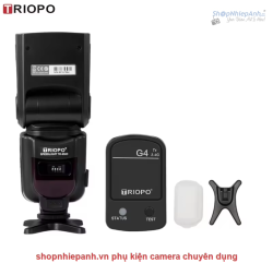 thumbnail Combo Flash Triopo TR-950II manual và trigger G4 transmitter