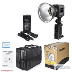 thumbnail Combo bộ Led di động Yongnuo YNLUX100 kèm softbox YN55K và pin sạc và chân - 0