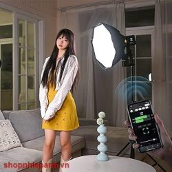 thumbnail Combo bộ Led di động Yongnuo YNLUX100 kèm softbox YN55K và pin sạc và chân - 2