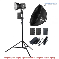 thumbnail Combo bộ Led di động Yongnuo YNLUX100 kèm softbox YN55K và pin sạc và chân