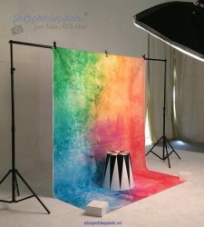 thumbnail Combo giá treo phông di động 1m8 x 3m - 1