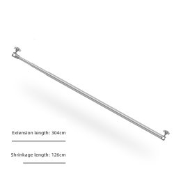 thumbnail Combo giá treo phông di động 2m8 x 3m  INOX - 1