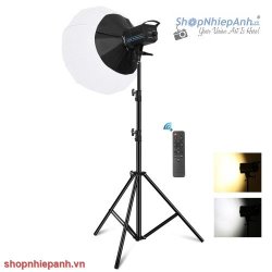 thumbnail Combo Kit 2 đèn LED siêu sáng softbox lantern Bediro BD800-S 200W remote (không đổ bóng) - 4