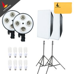 thumbnail Combo kit 3 đèn studio 1500W - 0