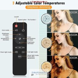 thumbnail Combo Kit đèn LED siêu sáng softbox 50x70 150W kèm remote điều khiển từ xa - 2