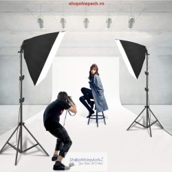 thumbnail Combo Kit đèn LED siêu sáng softbox 50x70 150W kèm remote điều khiển từ xa - 7