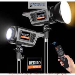 thumbnail Combo Kit LED Bediro BD800-S 100w softbox  60x90 remote kèm chân đèn 2M - 2