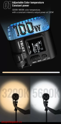 thumbnail Combo Kit Led Yongnuo YNLUX100 3200K-5600K - 12
