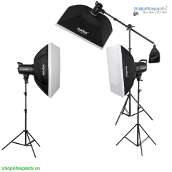 thumbnail Combo Kit Studio Godox SL60II D 60W G3 (3 đèn và bộ phông)