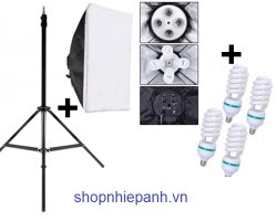 thumbnail Combo kit trọn bộ đèn 4 bóng softbox 50x70cm - 5