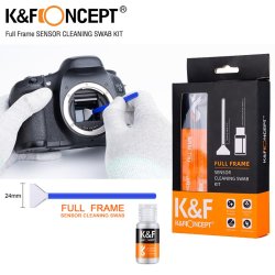 thumbnail Combo lau sensor aps-c crop K&F concept sensor cleaning swab kit - 1