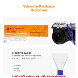 thumbnail Combo lau sensor M4/3 (micro four third) K&F concept sensor cleaning swab kit - 5
