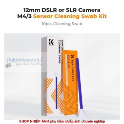 thumbnail Combo lau sensor M4/3 (micro four third) K&F concept sensor cleaning swab kit - 1