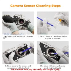 thumbnail Combo lau sensor M4/3 (micro four third) K&F concept sensor cleaning swab kit - 6
