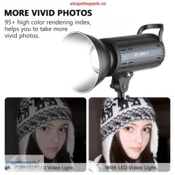 thumbnail Combo Led ET-300-S Pro 2 600W 2700k-6500k V2 pro new verion (2 đèn và phông) - 2