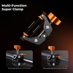 thumbnail Combo magic arm clamp boom kit 22in K&F concept MS-63 KF31.201 - 3
