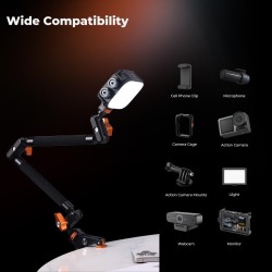 thumbnail Combo magic arm clamp boom kit 22in K&F concept MS-63 KF31.201 - 0