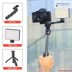 thumbnail Combo mini vlogger kit Kingma KM-VK-128