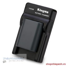 thumbnail Combo pin sạc KingMa NB-2LH for Canon 350D 400D S70 S80 G7 G9 - 2