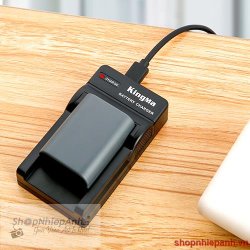 thumbnail Combo pin sạc KingMa NB-2LH for Canon 350D 400D S70 S80 G7 G9 - 1